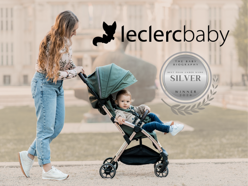 Leclercbaby WINS Baby Biography Silver 2024 ‘Best Pram under $1000’