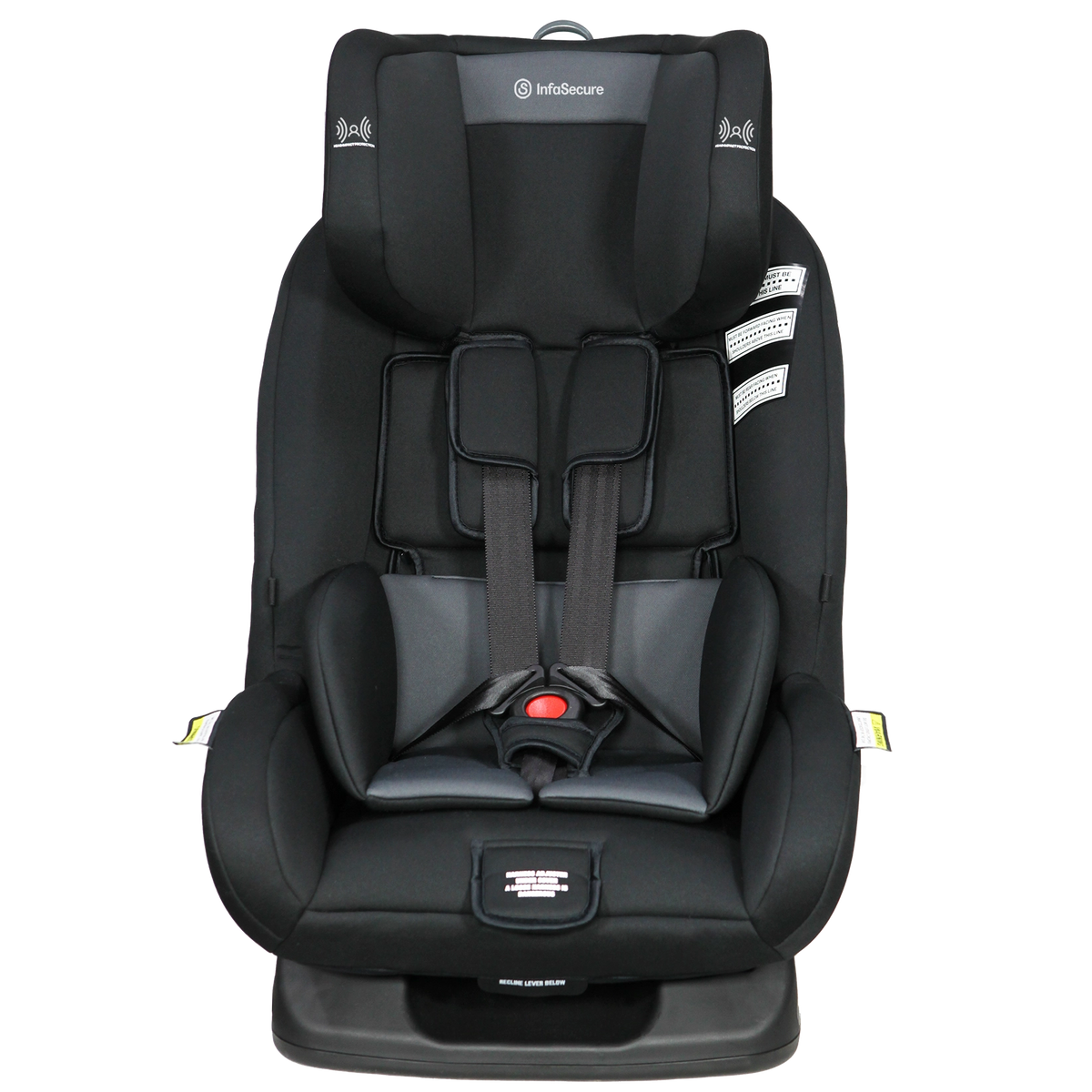 InfaSecure Rapid in black, shown from the side
