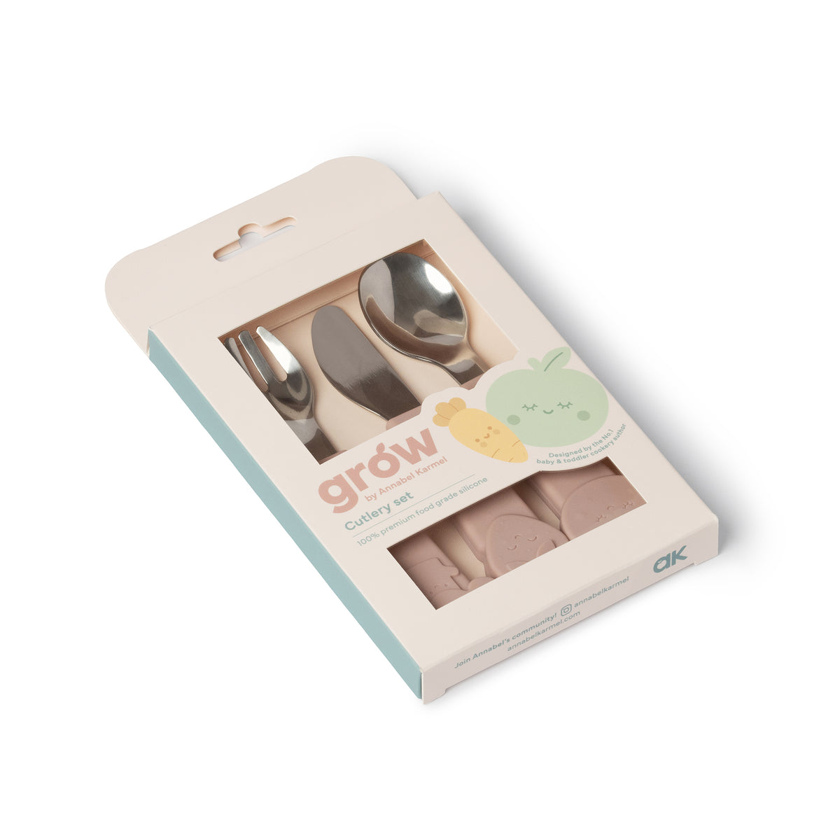 Silicone Cutlery Set - Blushberry