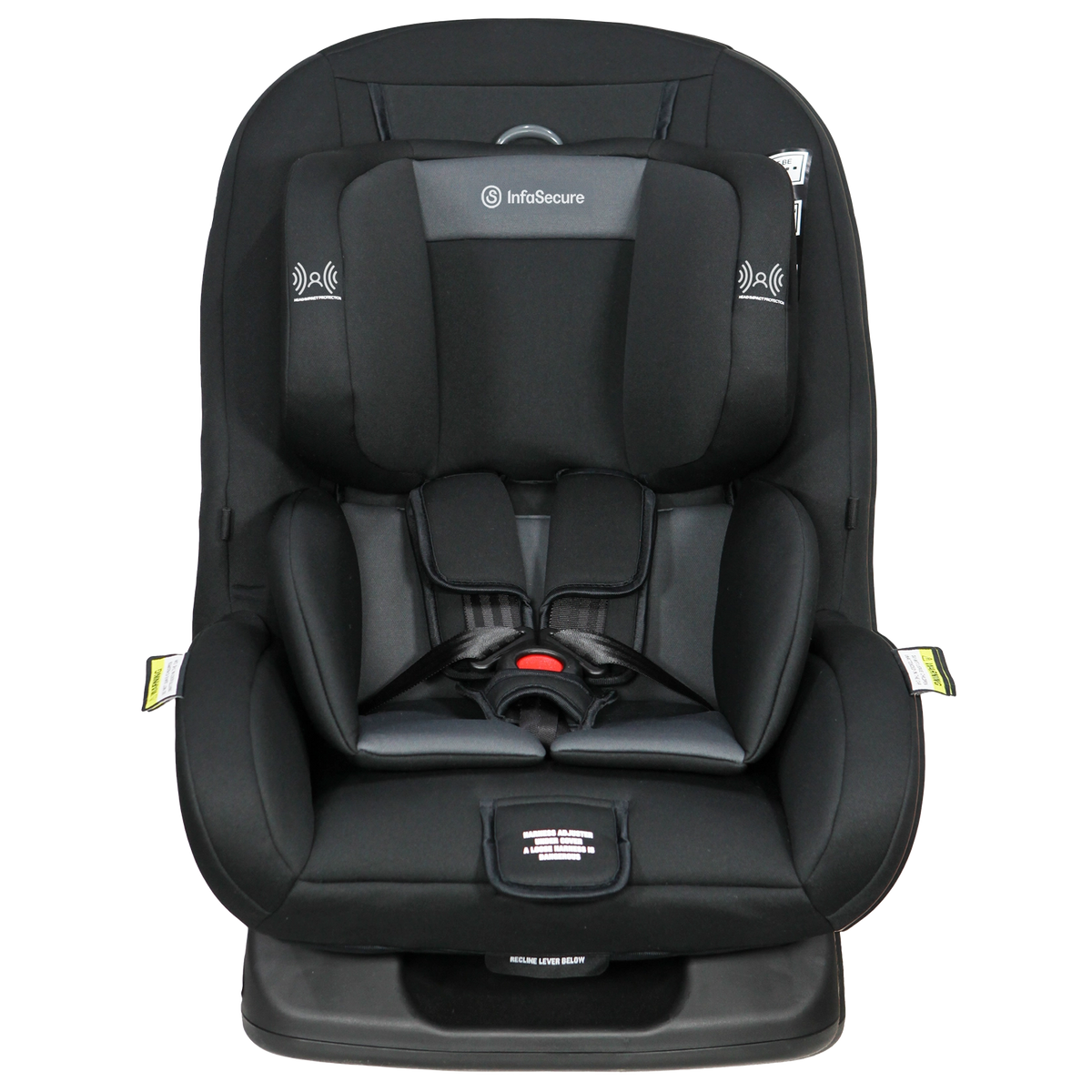 InfaSecure Rapid in black, shown from the front