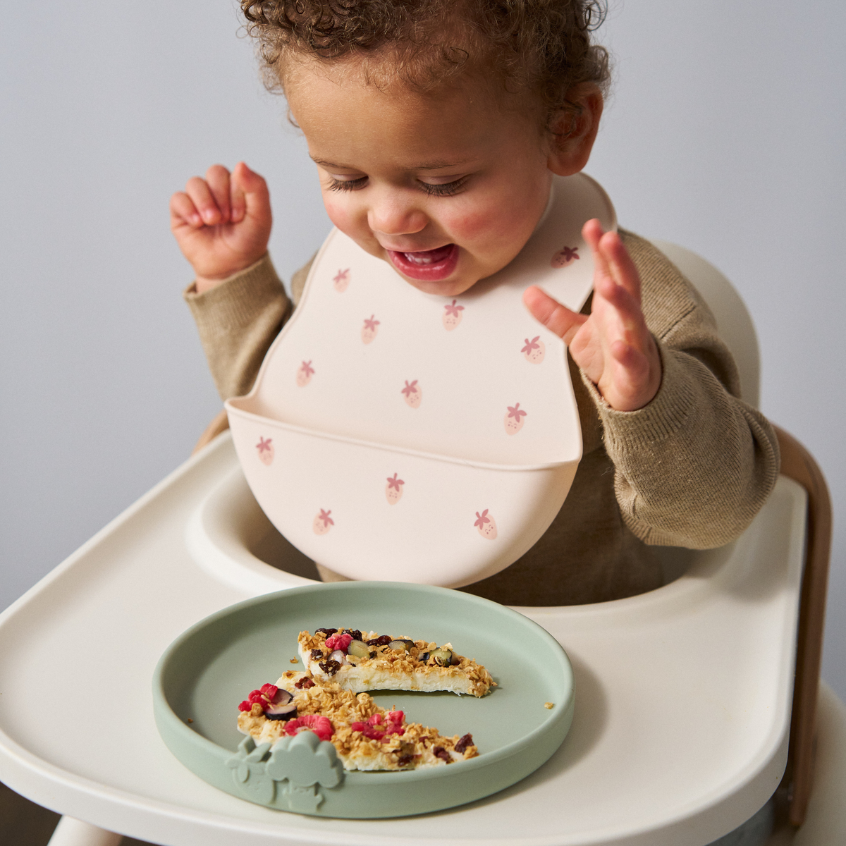 Silicone Plate Soft Sage