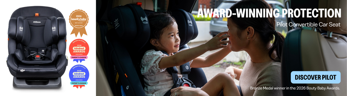 InfaSecure Pilot, award-winning convertible car seat